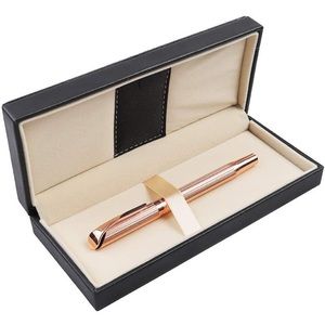 Pemmeed Rollerball Liquid Ink Pen (Rose Gold w/Black Ink)
